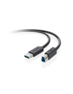 BELKIN cable USB A, USB B, 1,8 m Negro