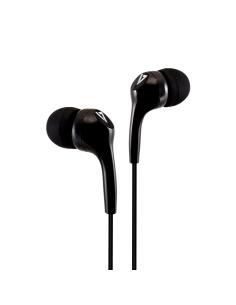 V7 Auriculares internos estéreo, ligeros, aislamiento de ruido para utilizar dentro del oÍ­do, 3,5 mm, negro