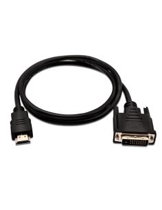 V7 Cable de video HDMI tipo A (Estandar) macho a DVI-D macho 1 m Negro