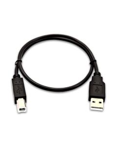 V7 Cable USB con conector USB A Macho a USB B Macho, 0,5 m Negro