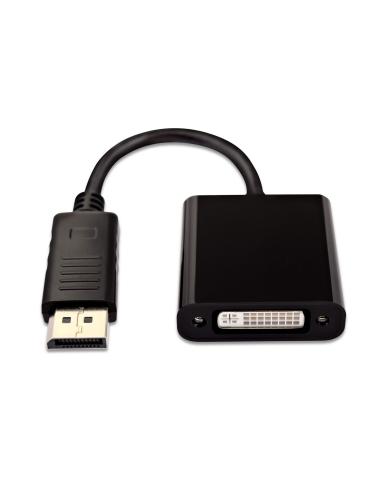 V7 Adaptador de video DisplayPort macho a DVI-I hembra activo Negro