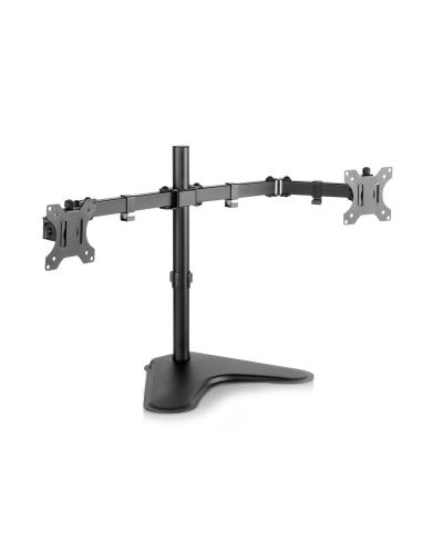 V7 Soporte para monitores de escritorio doble 32P Negro