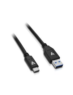 V7 Cable USB con conector USB A macho a USB-C macho 1 m 3.3ft Negro