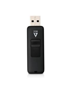 V7 VF22GAR-3E unidad flash USB 2 GB USB tipo A 2.0 Negro