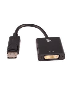 V7 Video Adapter DisplayPort Male to DVI-I Female 0,2 m Black