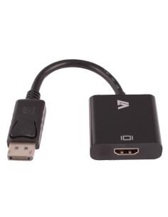 V7 Adaptador de vÍ­deo con conector 1x 20-pin DisplayPort macho a 1x 19-pin HDMI hembra 0,2 m Negro