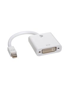 V7 Adaptadores de Cable de vÍ­deo mini DisplayPort, DVI-D, 0,17 m Blanco