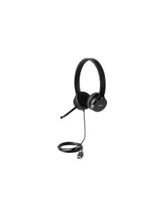 Auriculares diadema lenovo usb negro 4XD0X88524