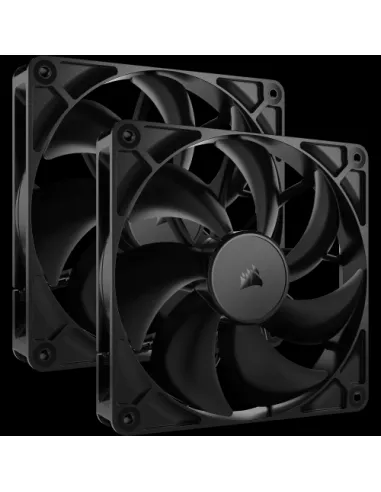 Corsair RS140 Carcasa del ordenador Ventilador 14 cm Negro 2 pieza(s)