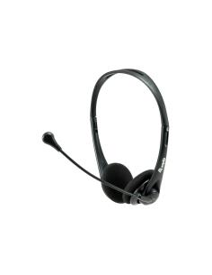 EQUIP auricular Auriculares Diadema Conector de 3,5 mm Negro