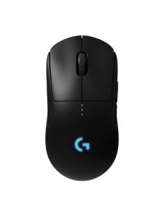 Logitech G Pro ratón Ambidextro RF inalámbrico Í?ptico 25600 DPI Negro