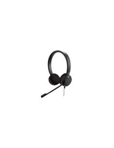 Jabra evolve 20 ms duo auriculares diadema usb tipo c negro