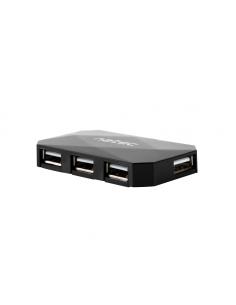 NATEC NHU-0647 hub de interfaz USB 2.0 480 Mbit/s Negro