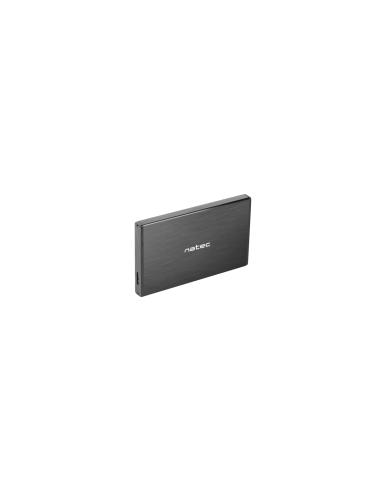 Natec NKZ-0941 caja para disco duro externo ssd 2.5 micro usb negro