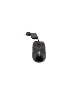 iggual IGG316832 Raton ambidextro retractil usb tipo a 800dpi negro