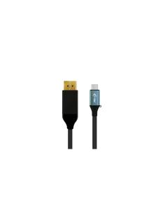 i-tec Cable Adaptador 4K usb tipo-c macho a displayport macho 1.5m negro