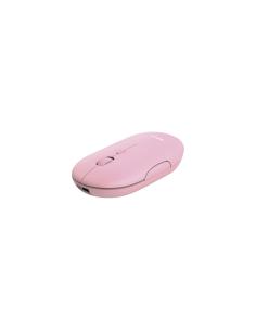 Trust puck raton ambidextro rf inalambrica bluetooth optico 1600dpi rosa