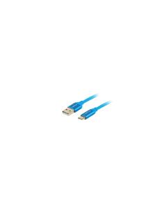 Lanberg CA-USBO-22CU-0010-BL Cable usb 2.0 tipo c macho a usb 2.0 tipo a macho 1m azul