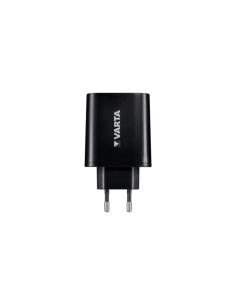 Varta cargador wall 2 puertos usb + 1 puerto usb tipo c negro