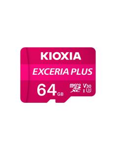 Kioxia Exceria Plus Memoria Microsdxc flash 64gb UHS-I class 3 U3 rosa