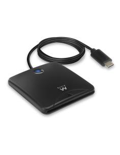 Ewent lector de tarjeta inteligente Interior USB 3.2 Gen 1 (3.1 Gen 1) Negro