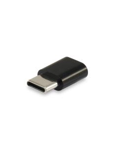 EQUIP cambiador de género para cable USB C Micro USB B Negro