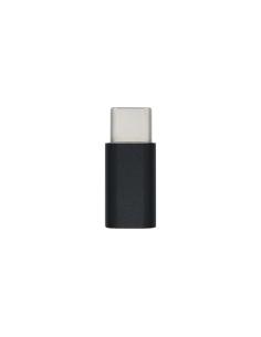 Aisens Mini adaptador usb 2.0 tipo-c macho a Micro usb-b hembra negro