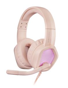 Mars Gaming MH320 Auriculares Diadema Conector de 3,5 mm USB tipo A Rosa