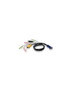 Aten Cable KVM USB con audio y SPHD 3 en 1 de 3 m