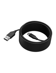 Jabra 14202-11 Cable usb 2.0 tipo-c macho a usb tipo-a macho 5m negro