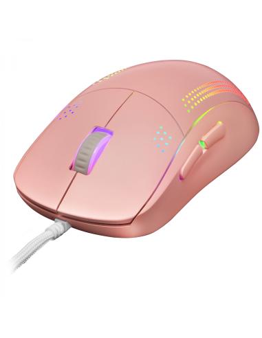 Ratón Mars Gaming MMPRO mano derecha USB tipo A Í?ptico 32000 DPI Rosa