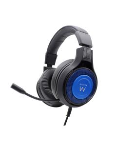 Ewent PL3322 Auriculares gaming diadema conector de 3.5mm negro azul