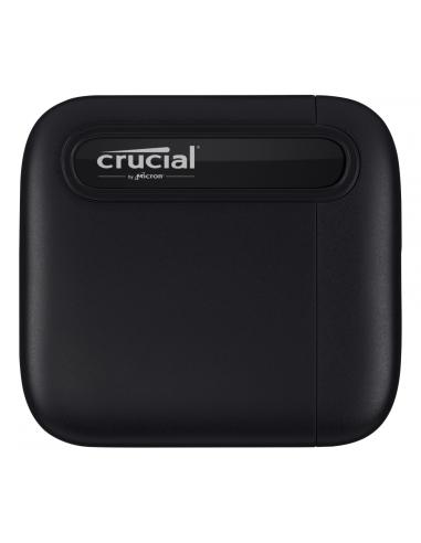 Crucial X6 Disco ssd externo 2tb usb 3.2 gen 2 tipo-a negro