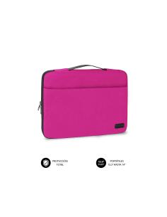 Subblim Funda ordenador elegant laptop sleeve 14P poliester Rosa