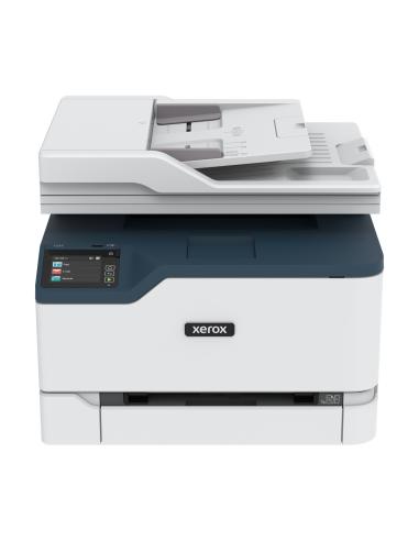 Xerox C235 Impresora multifuncion laser duplex A4 22 ppm escaner fax PS3 PCL5e/6 ADF 2 bandejas azul blanco