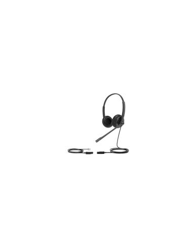 Yealink YHS34 Lite dual Auriculares diadema con cable negro