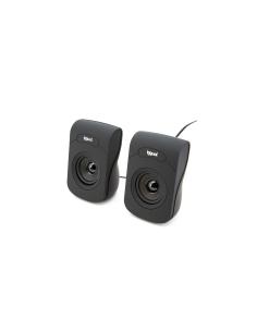 iggual Altavoces 2.0 6 W mini-jack 3.5 mm + USB Negro