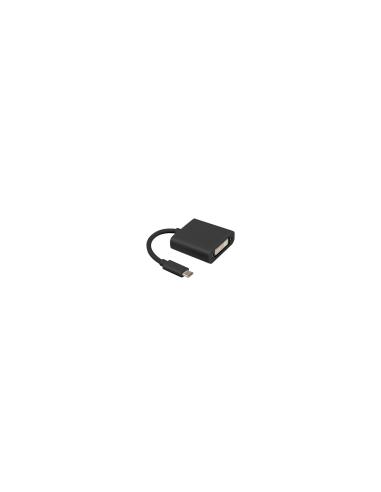 Lanberg AD-UC-DV-01 Adaptador Dvi hembra a usb tipo-c macho 3840 x 2160pixeles negro