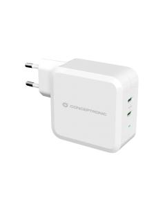 Conceptronic Cargador de dispositivo móvil Interior USB Tipo C Blanco