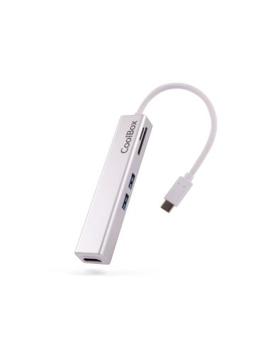 CoolBox miniDock Lite Alámbrico USB 3.2 Gen 1 (3.1 Gen 1) Type-C Blanco