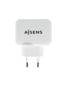 Aisens Cargador pared universal 2x usb 2.0 blanco