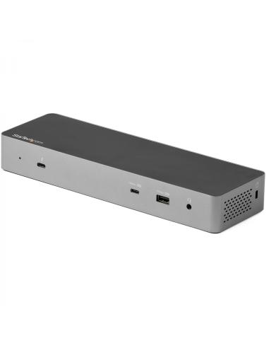 StarTech.com TB3CDK2DHUE Docking station Thunderbolt 3 negro gris