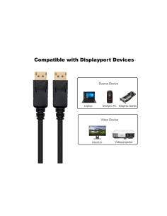 CABLE DISPLAYPORT EWENT DP/M - DP/M 2M NEGRO