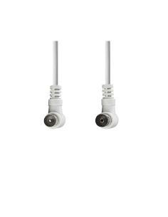 NEDIS CABLE COAXIAL DE 90 DB | IEC (COAXIAL) MACHO EN ÍNGULO - IEC (COAXIAL) HEMBRA EN ÍNGULO | 3M