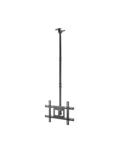 AISENS Soporte De Techo Giratorio, Inclinable, Extensible Para Monitor/TV 50kg De 37-80P Negro