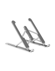 AISENS Soporte De Sobremesa Ajustable Para Portatil / Tablet, 10 - 15P Plata