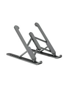 AISENS Soporte De Sobremesa Ajustable Para Portatil / Tablet, 10 - 15P Gris Oscuro