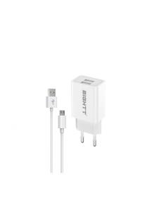 Eightt Cargador Smartphone / Tablet Micro USB 5V 2.4A con cable Micro USB