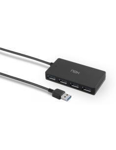 NOX Lite Hub One USB 3.2 Gen 1 (3.1 Gen 1) Type-A 10 Mbit/s Negro