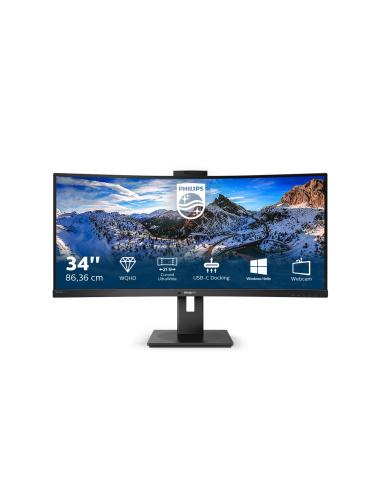 Philips P Line 346P1CRH/00 LED display 86,4 cm (34") 3440 x 1440 Pixeles UltraWide Quad HD Negro